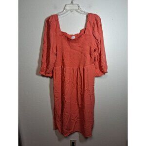NWT A New Day Dress Boho Business Casual Pink Size XXL